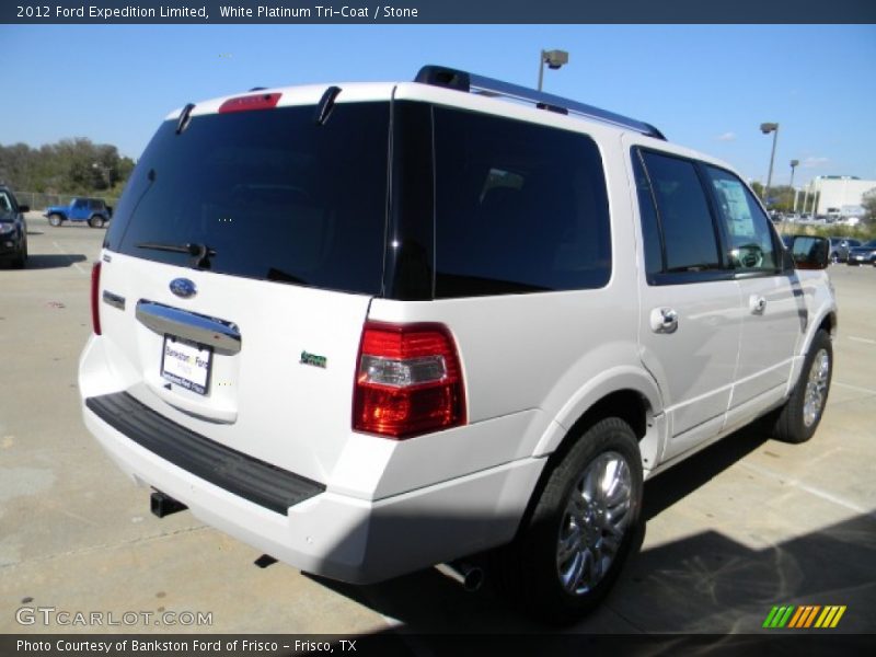White Platinum Tri-Coat / Stone 2012 Ford Expedition Limited