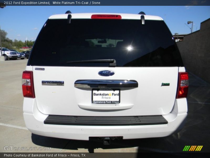 White Platinum Tri-Coat / Stone 2012 Ford Expedition Limited