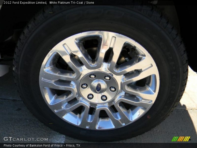White Platinum Tri-Coat / Stone 2012 Ford Expedition Limited