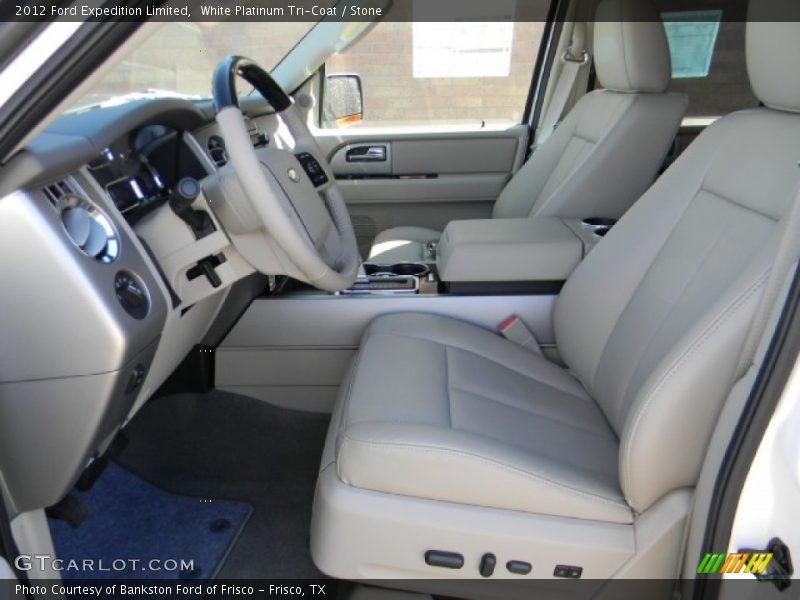 White Platinum Tri-Coat / Stone 2012 Ford Expedition Limited