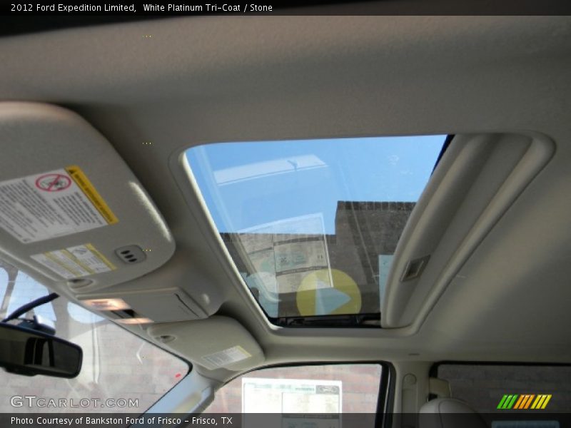 White Platinum Tri-Coat / Stone 2012 Ford Expedition Limited