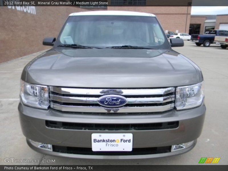 Mineral Gray Metallic / Medium Light Stone 2012 Ford Flex SE