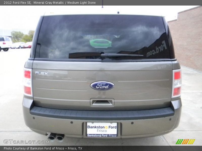 Mineral Gray Metallic / Medium Light Stone 2012 Ford Flex SE