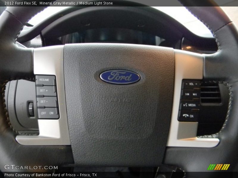 Mineral Gray Metallic / Medium Light Stone 2012 Ford Flex SE