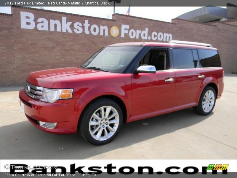 Red Candy Metallic / Charcoal Black 2012 Ford Flex Limited