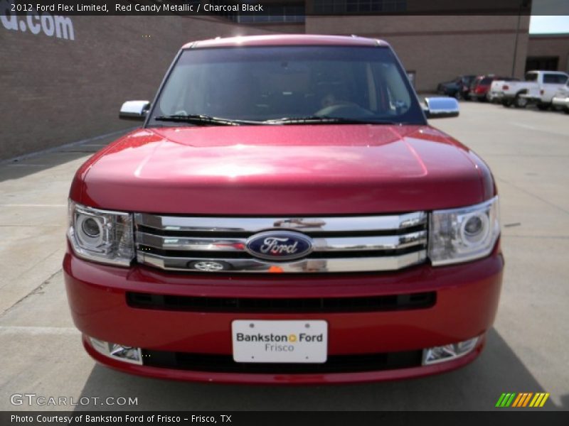Red Candy Metallic / Charcoal Black 2012 Ford Flex Limited