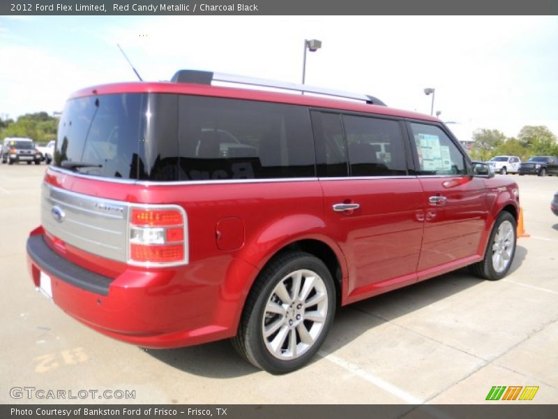 Red Candy Metallic / Charcoal Black 2012 Ford Flex Limited