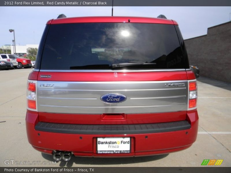Red Candy Metallic / Charcoal Black 2012 Ford Flex Limited