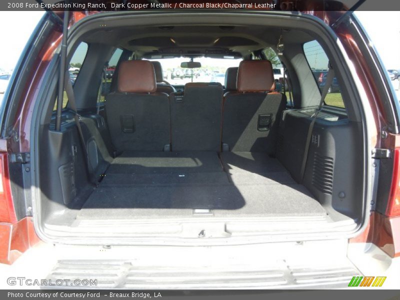Dark Copper Metallic / Charcoal Black/Chaparral Leather 2008 Ford Expedition King Ranch