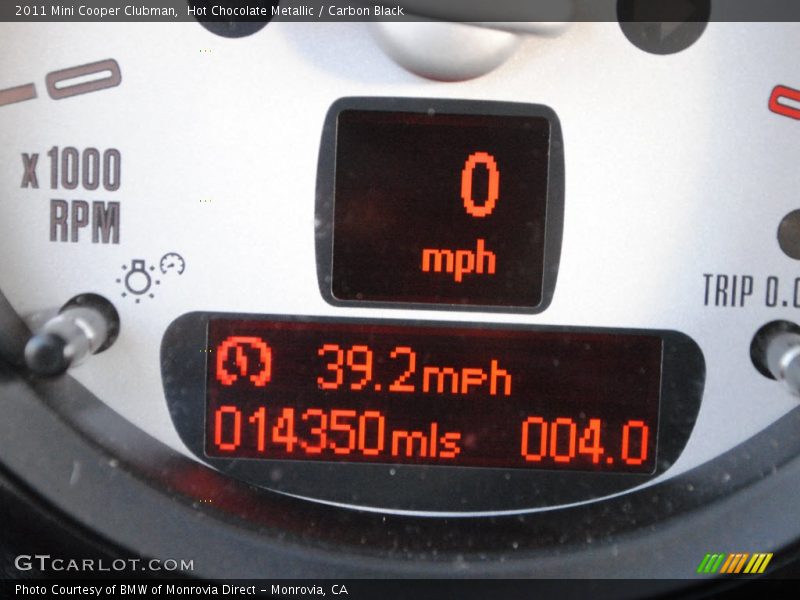 Hot Chocolate Metallic / Carbon Black 2011 Mini Cooper Clubman