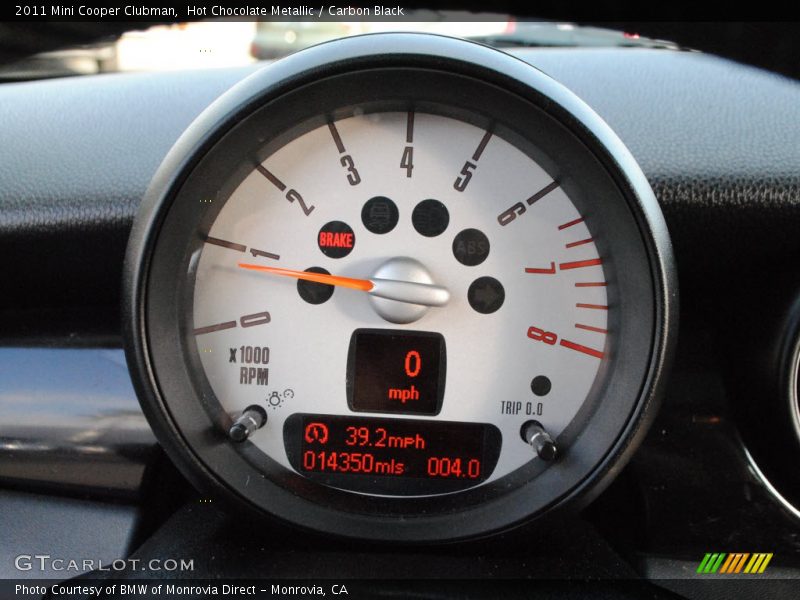 Hot Chocolate Metallic / Carbon Black 2011 Mini Cooper Clubman