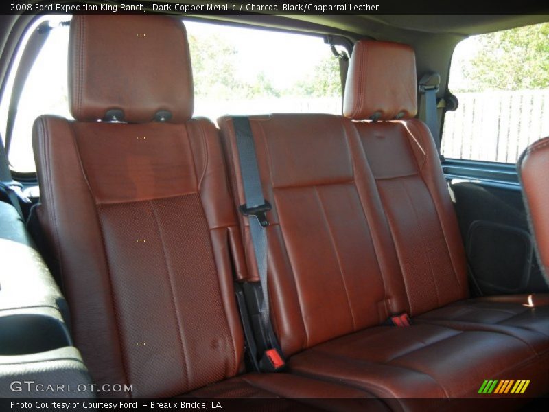 Dark Copper Metallic / Charcoal Black/Chaparral Leather 2008 Ford Expedition King Ranch