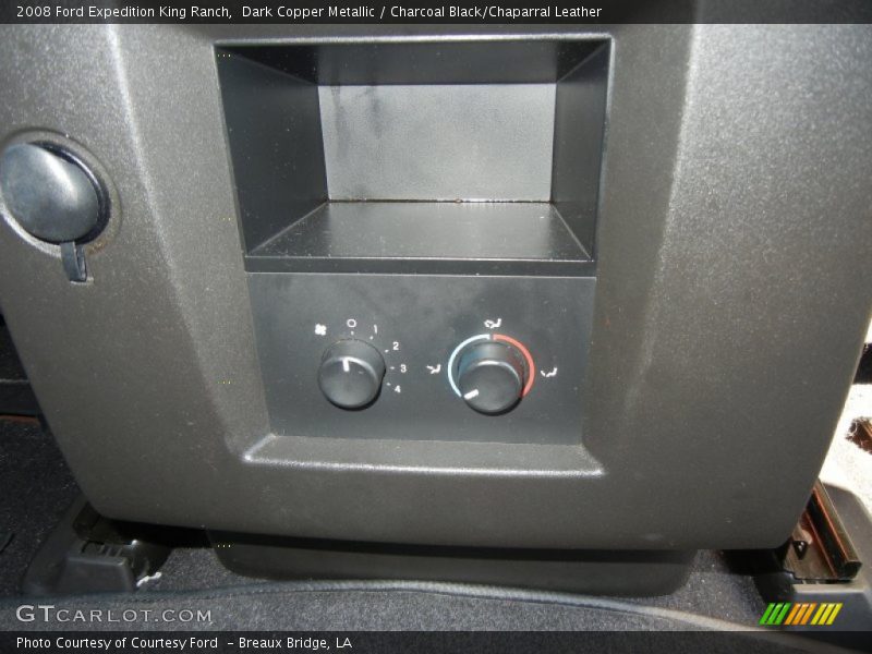 Dark Copper Metallic / Charcoal Black/Chaparral Leather 2008 Ford Expedition King Ranch