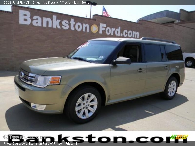 Ginger Ale Metallic / Medium Light Stone 2012 Ford Flex SE