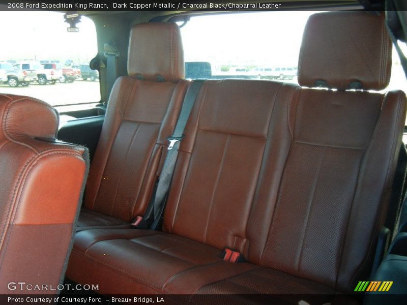 Dark Copper Metallic / Charcoal Black/Chaparral Leather 2008 Ford Expedition King Ranch
