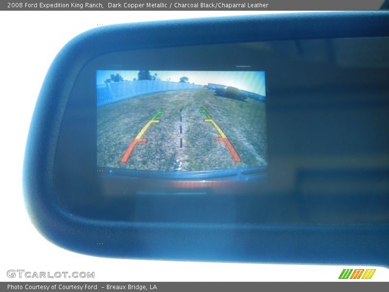 Dark Copper Metallic / Charcoal Black/Chaparral Leather 2008 Ford Expedition King Ranch