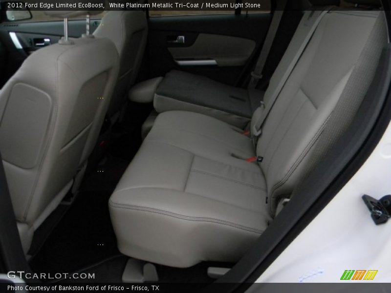 White Platinum Metallic Tri-Coat / Medium Light Stone 2012 Ford Edge Limited EcoBoost