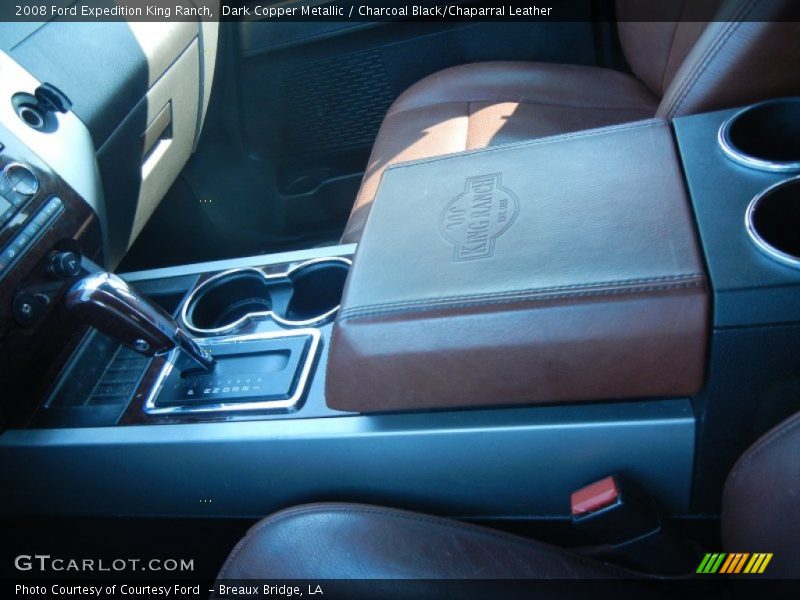 Dark Copper Metallic / Charcoal Black/Chaparral Leather 2008 Ford Expedition King Ranch