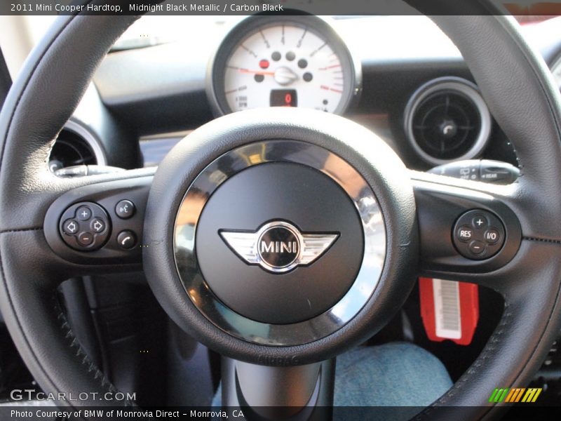 Midnight Black Metallic / Carbon Black 2011 Mini Cooper Hardtop