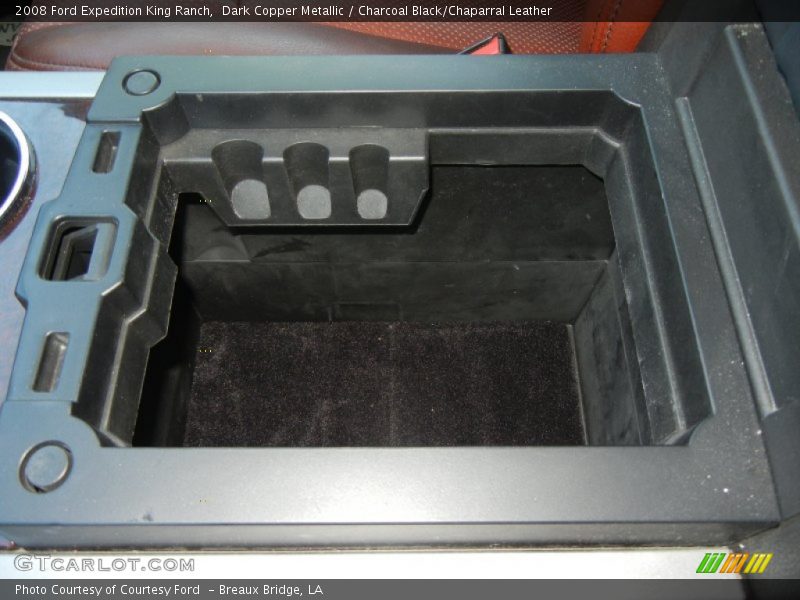 Dark Copper Metallic / Charcoal Black/Chaparral Leather 2008 Ford Expedition King Ranch