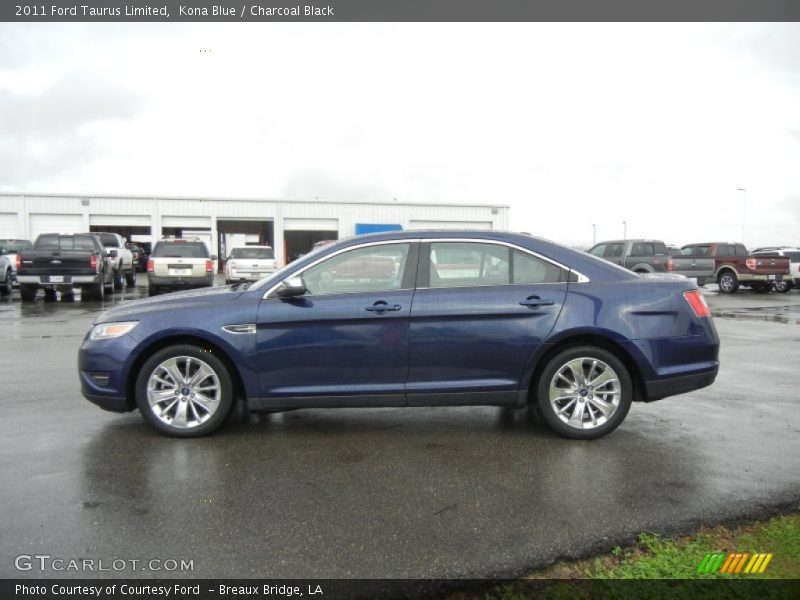 Kona Blue / Charcoal Black 2011 Ford Taurus Limited