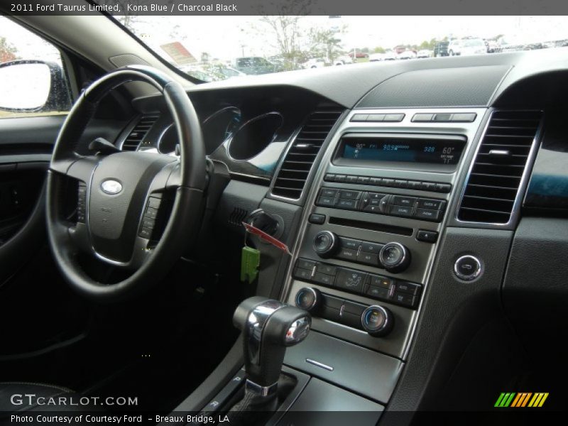 Kona Blue / Charcoal Black 2011 Ford Taurus Limited
