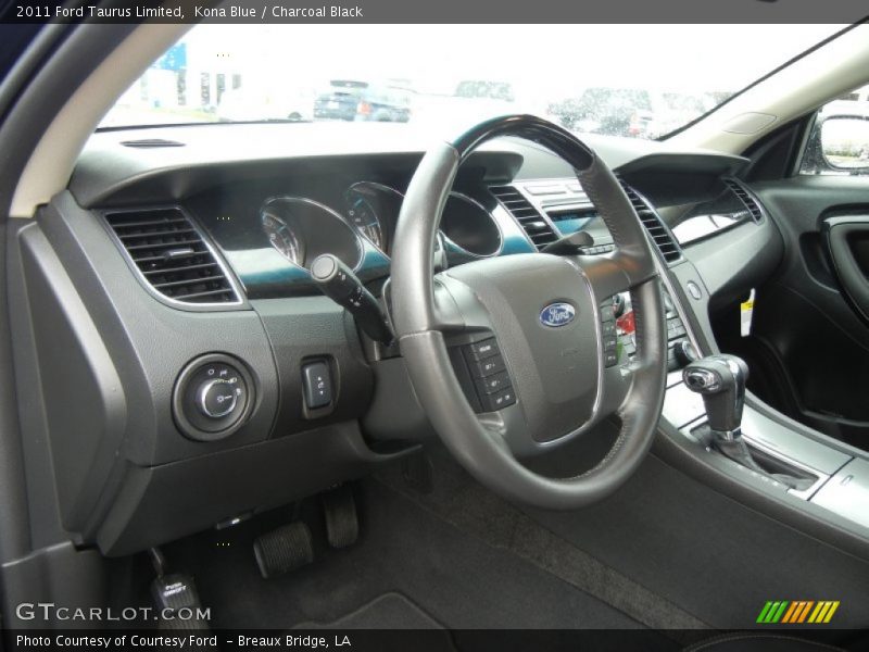 Kona Blue / Charcoal Black 2011 Ford Taurus Limited