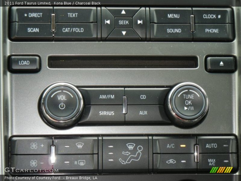 Kona Blue / Charcoal Black 2011 Ford Taurus Limited