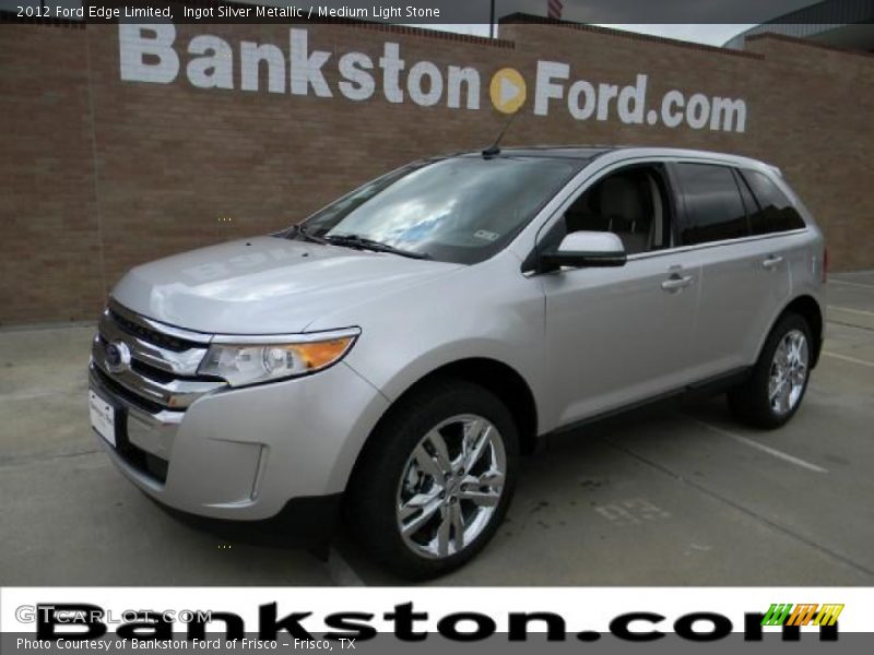 Ingot Silver Metallic / Medium Light Stone 2012 Ford Edge Limited