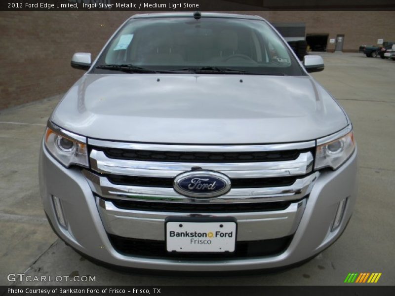 Ingot Silver Metallic / Medium Light Stone 2012 Ford Edge Limited