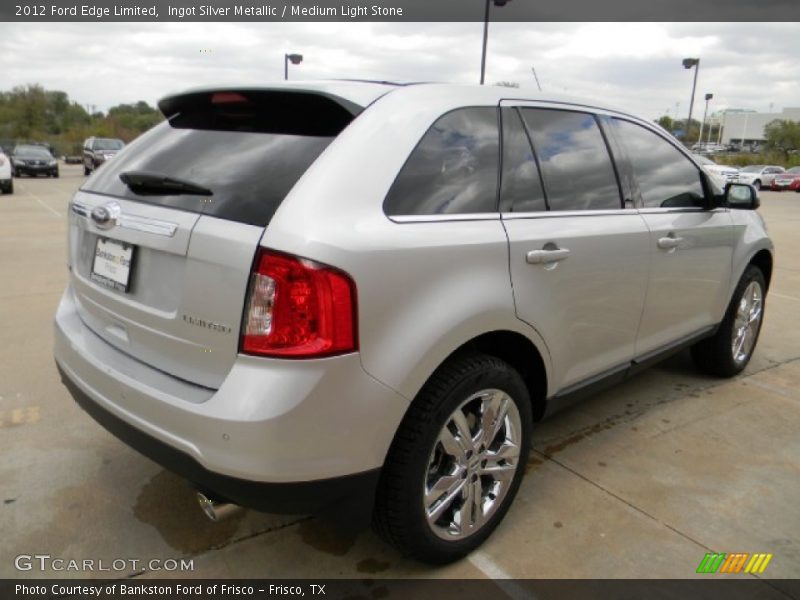 Ingot Silver Metallic / Medium Light Stone 2012 Ford Edge Limited