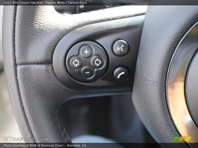Pepper White / Carbon Black 2011 Mini Cooper Hardtop