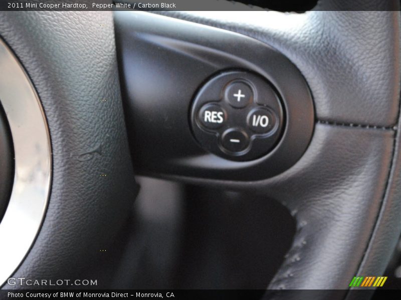 Pepper White / Carbon Black 2011 Mini Cooper Hardtop