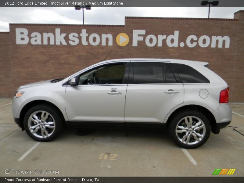 Ingot Silver Metallic / Medium Light Stone 2012 Ford Edge Limited