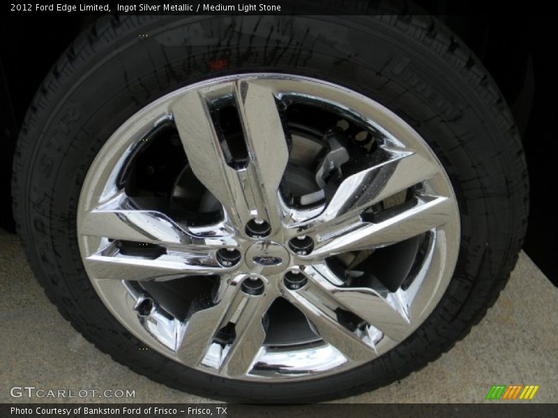 Ingot Silver Metallic / Medium Light Stone 2012 Ford Edge Limited