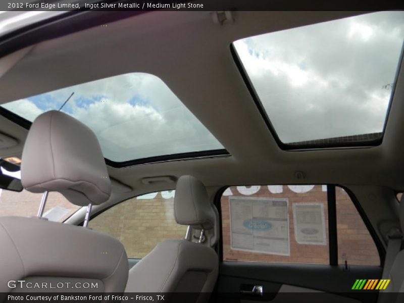 Ingot Silver Metallic / Medium Light Stone 2012 Ford Edge Limited