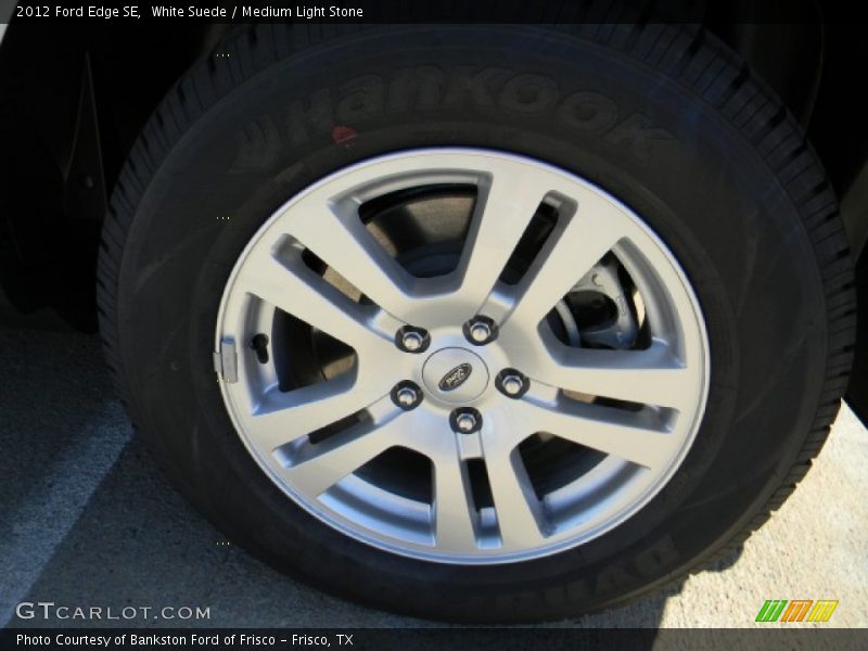 White Suede / Medium Light Stone 2012 Ford Edge SE