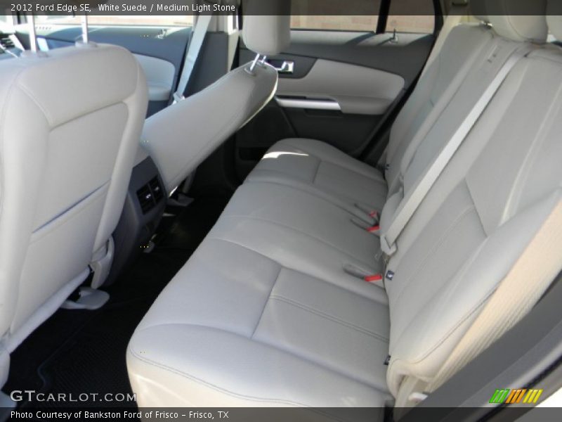 White Suede / Medium Light Stone 2012 Ford Edge SE
