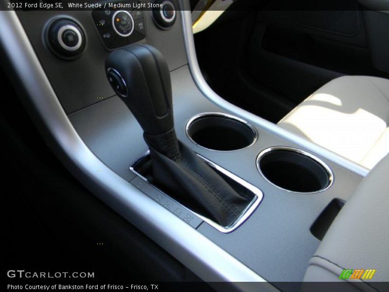 White Suede / Medium Light Stone 2012 Ford Edge SE