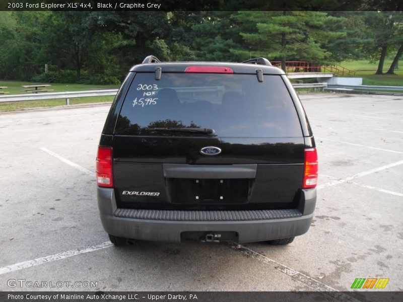 Black / Graphite Grey 2003 Ford Explorer XLS 4x4