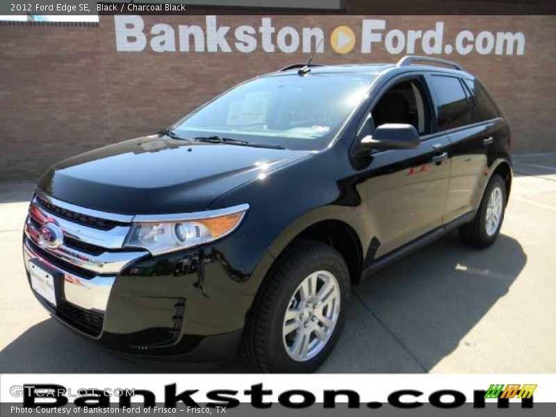 Black / Charcoal Black 2012 Ford Edge SE