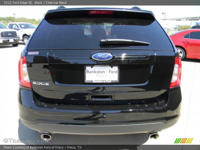 Black / Charcoal Black 2012 Ford Edge SE
