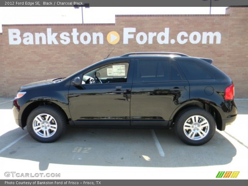 Black / Charcoal Black 2012 Ford Edge SE