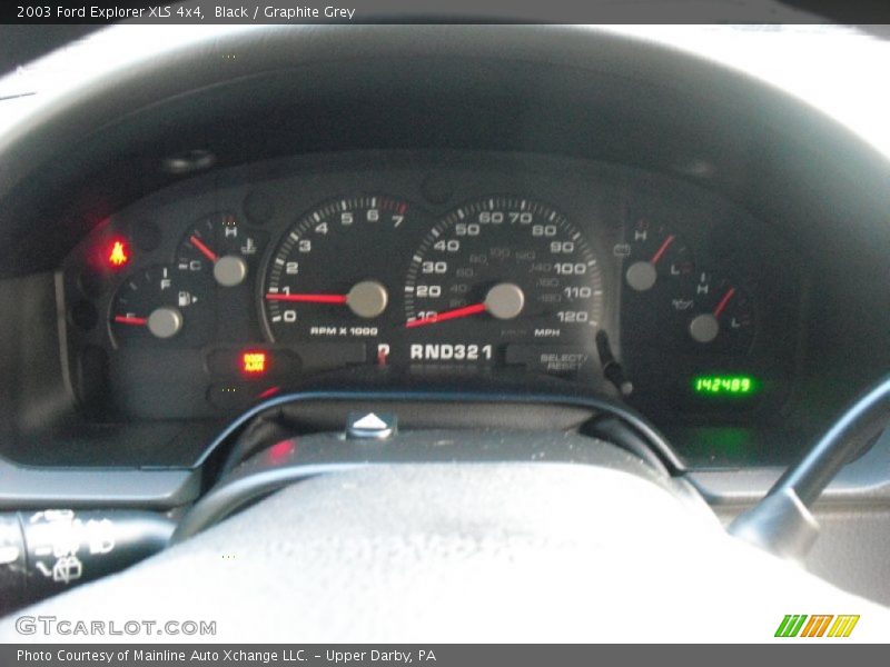 Black / Graphite Grey 2003 Ford Explorer XLS 4x4