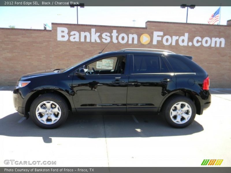 Black / Charcoal Black 2012 Ford Edge SEL