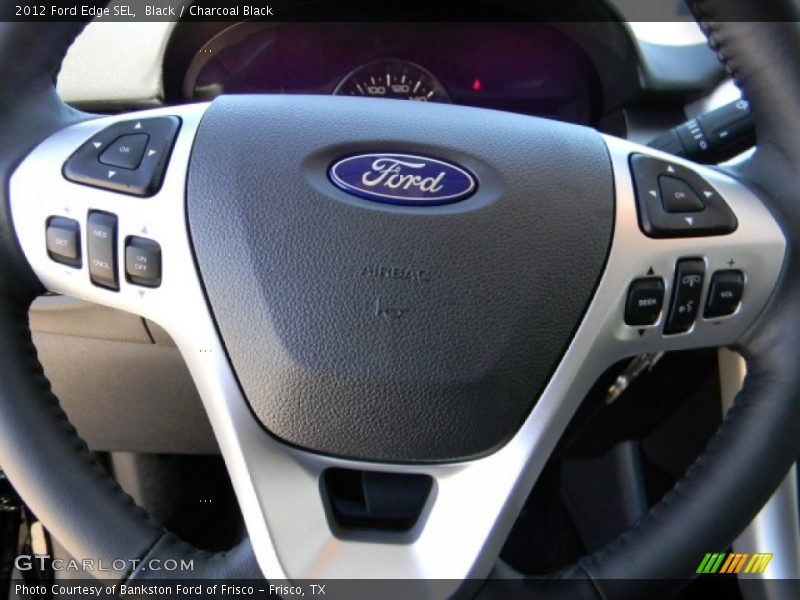 Black / Charcoal Black 2012 Ford Edge SEL