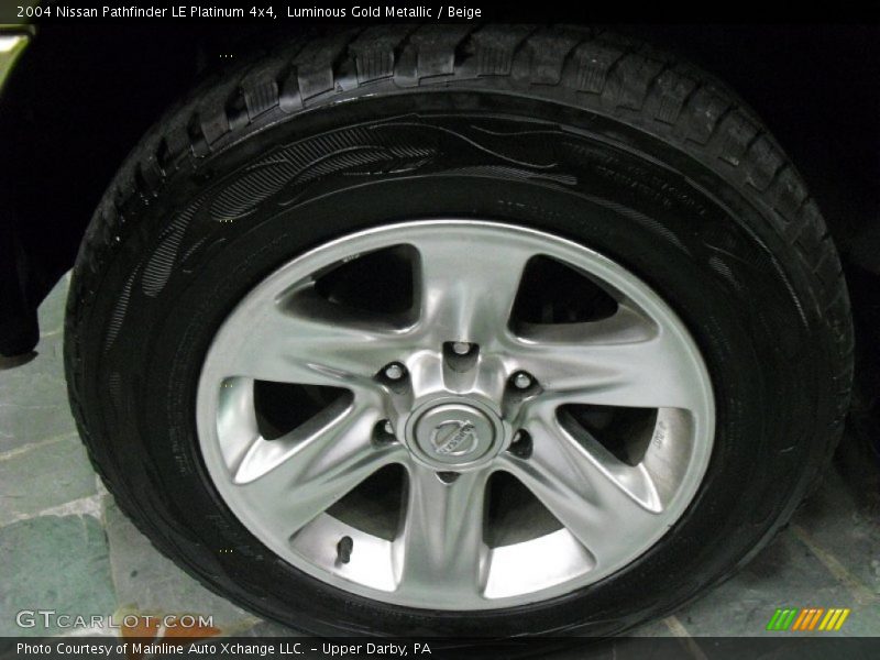 Luminous Gold Metallic / Beige 2004 Nissan Pathfinder LE Platinum 4x4