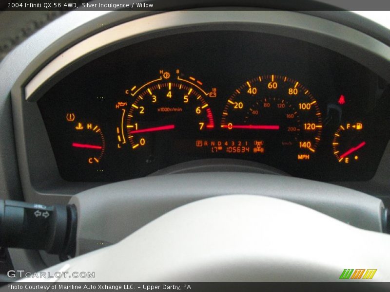  2004 QX 56 4WD 56 4WD Gauges