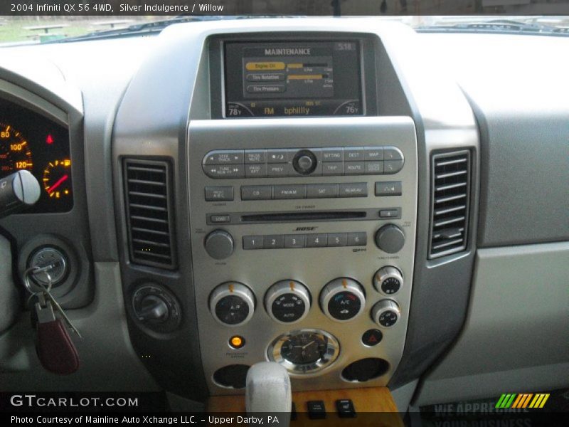 Controls of 2004 QX 56 4WD