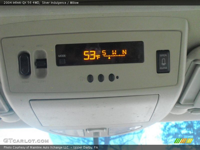 Silver Indulgence / Willow 2004 Infiniti QX 56 4WD